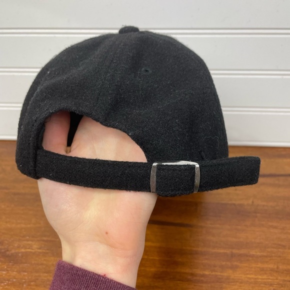 PINK Black Wool Hat - Picture 6 of 8